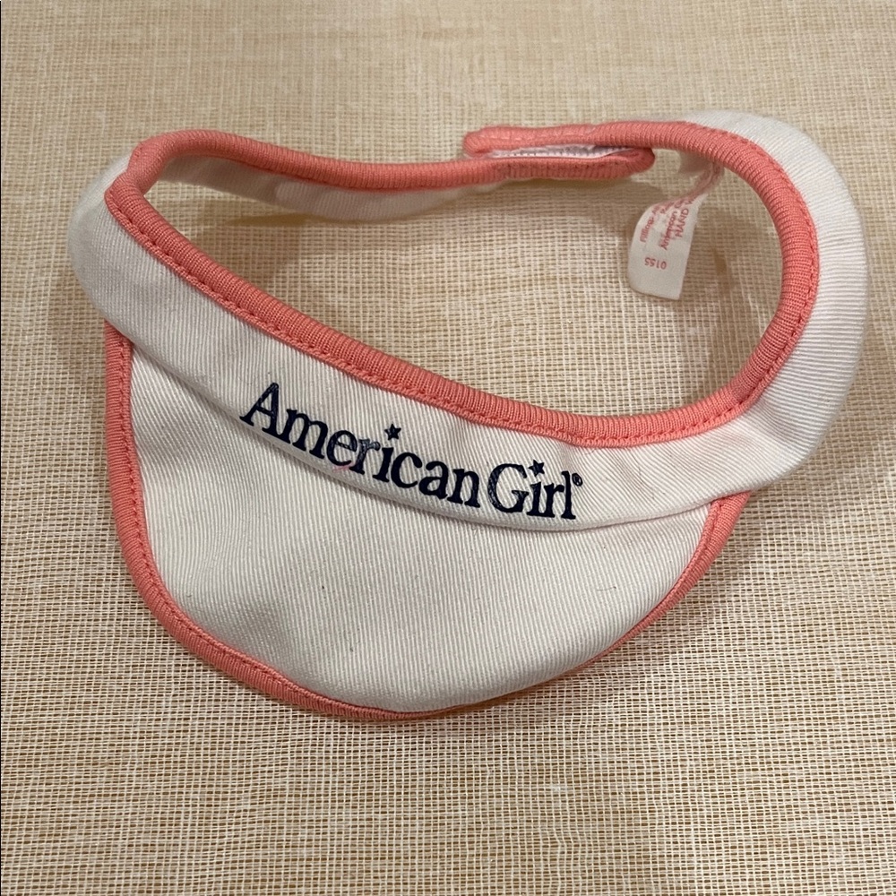 American Girl 2005 Tennis Outfit White with Pink Trim Visor for 18" Dolls